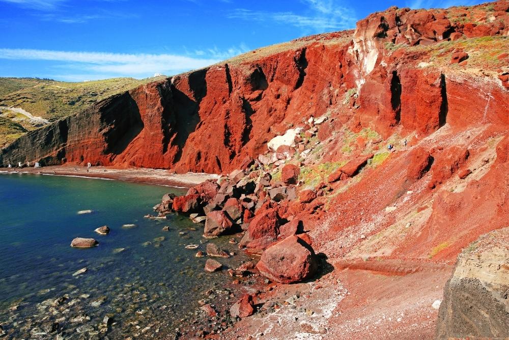 Santorini Red Beach