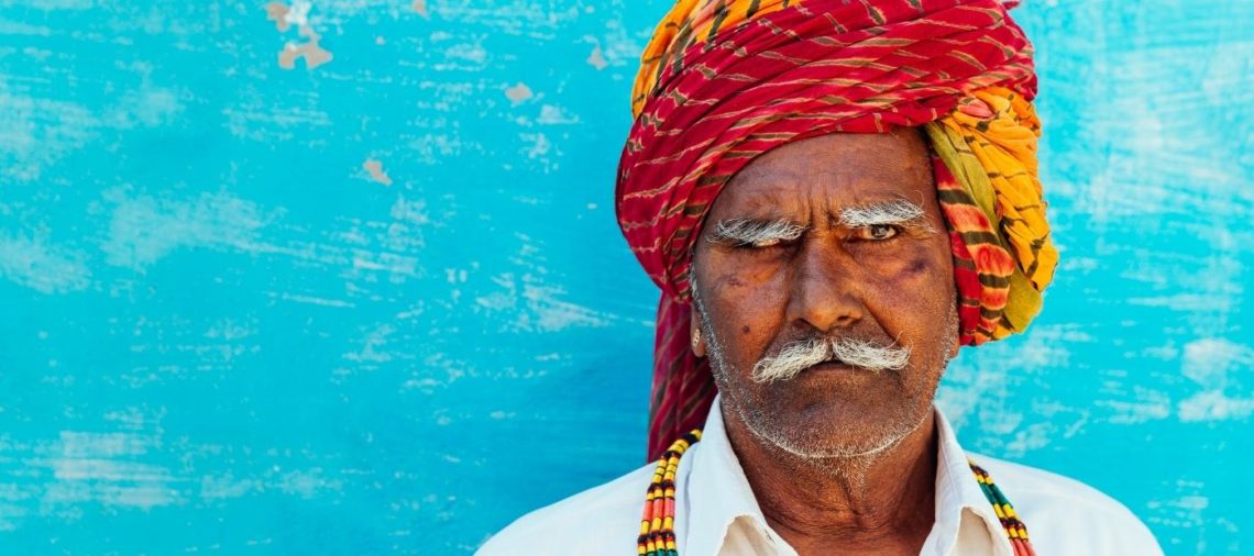 indian old man