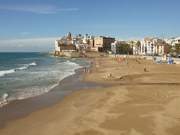 Sitges beach