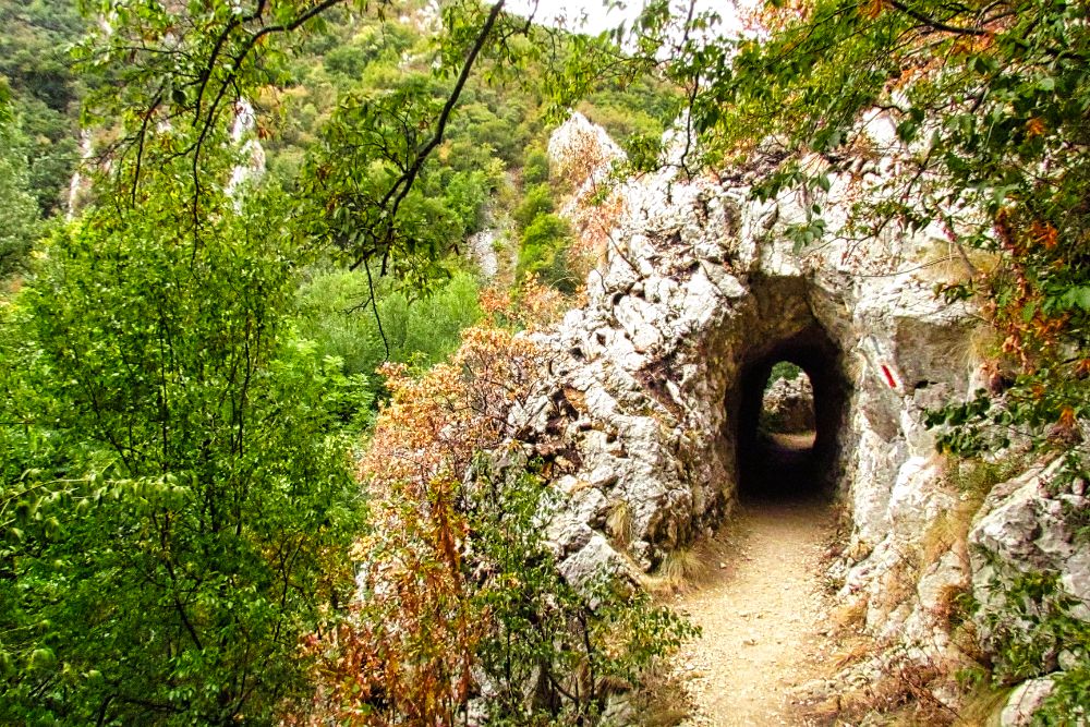 The Tunnels, in Nera Gorges