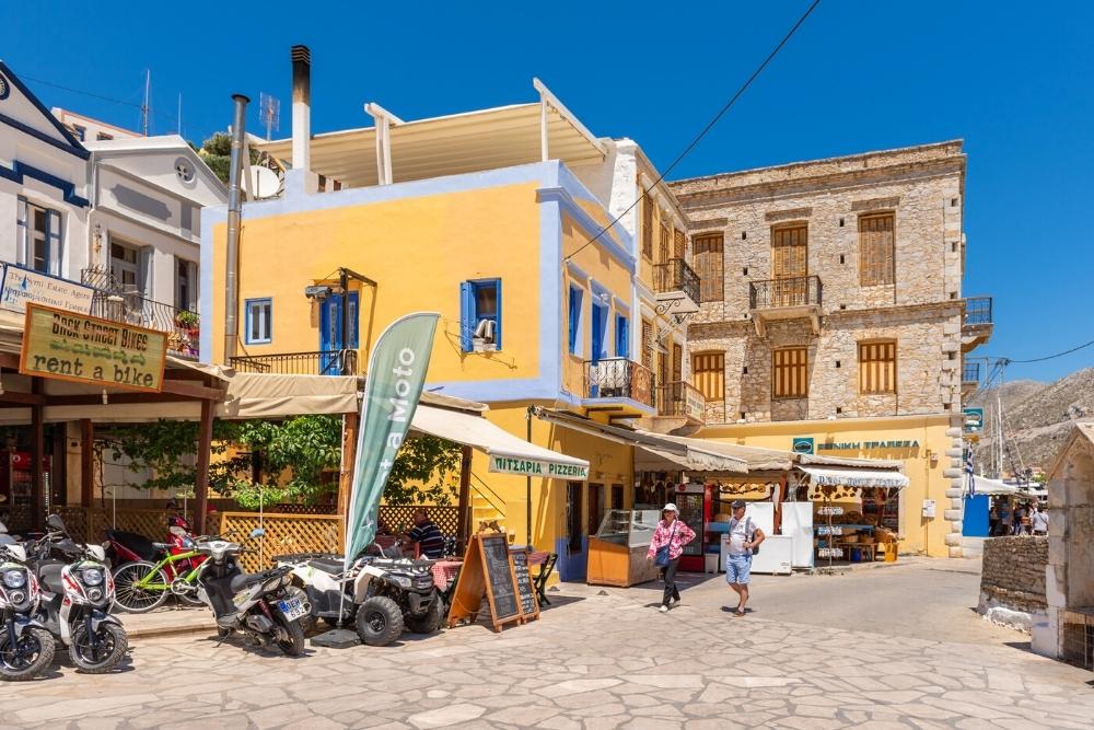 On the streets of Symi Town