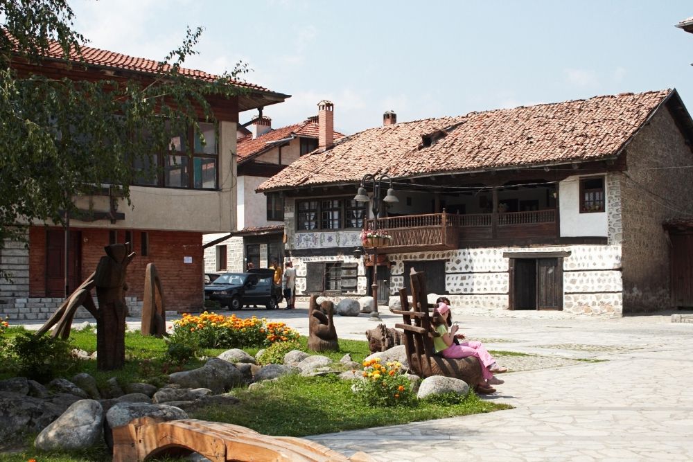 Street in Bansko Old Town