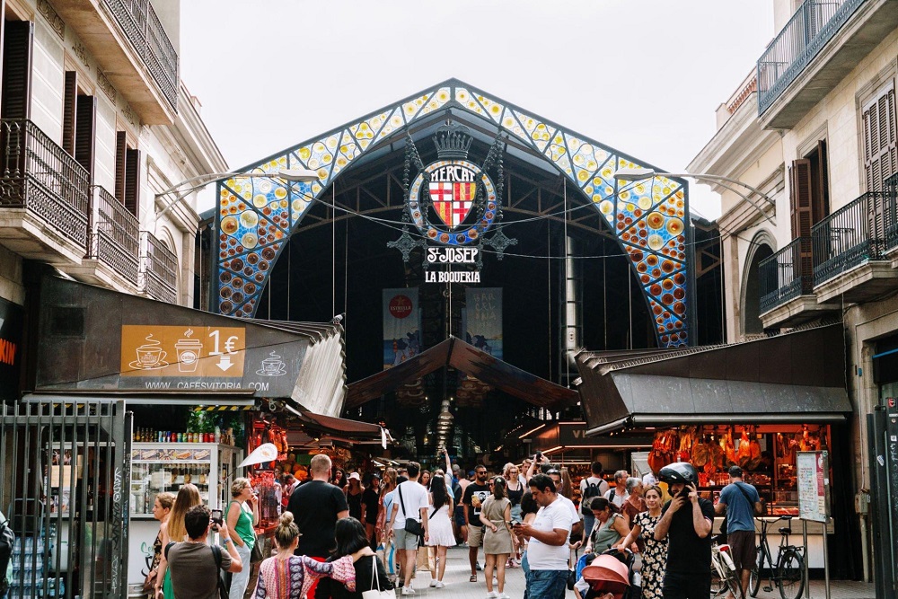 La Boqueria Market Shopping Places in Barcelona