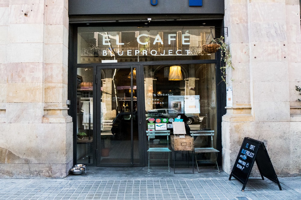 The Blueproject Cafe Vegan Tapas in Barcelona