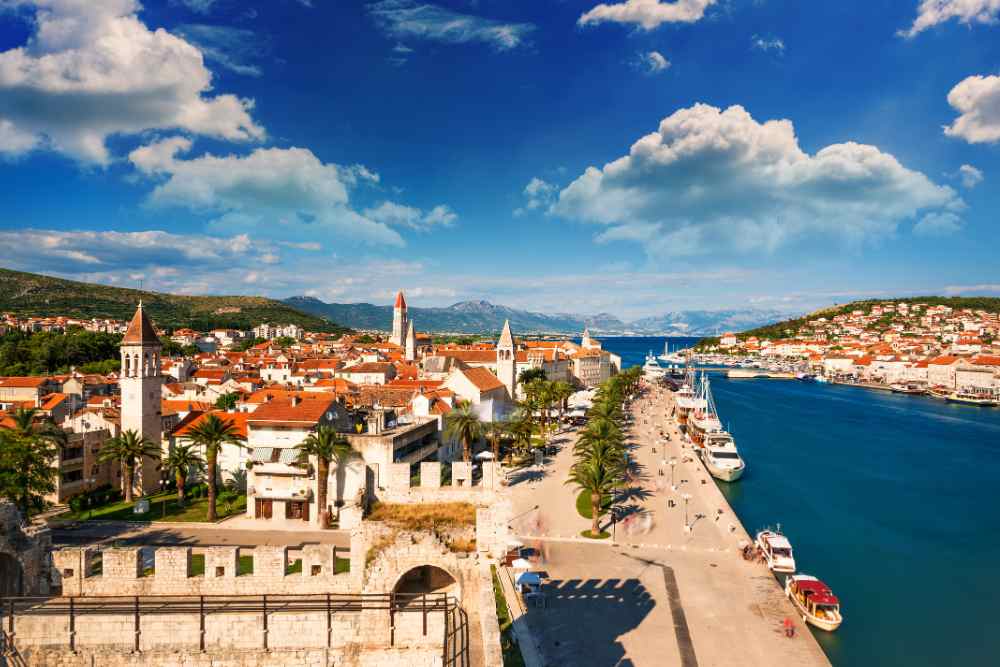 Adriatic Sea side town, Trogir, Croatia