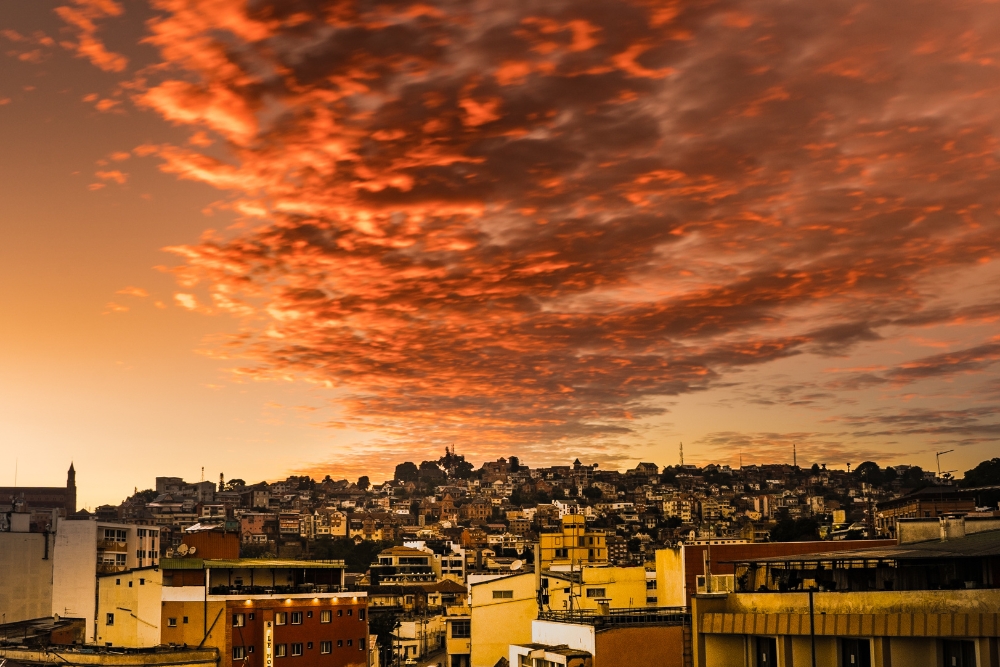 tourist attractions in Madagascar Antananarivo sunset