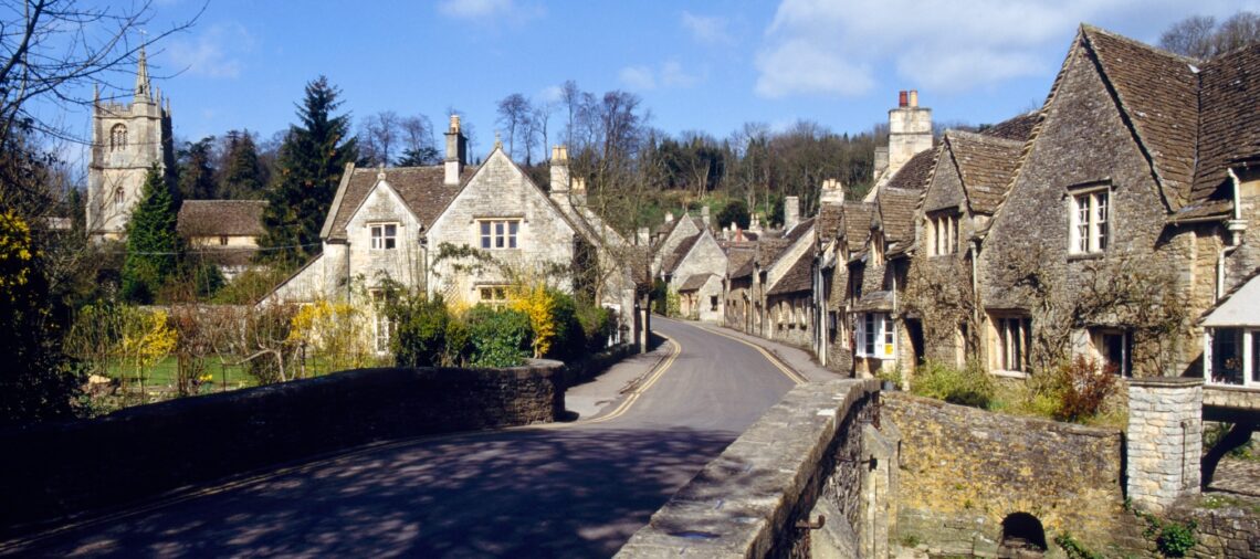 Villages Near London Castle Combe UK