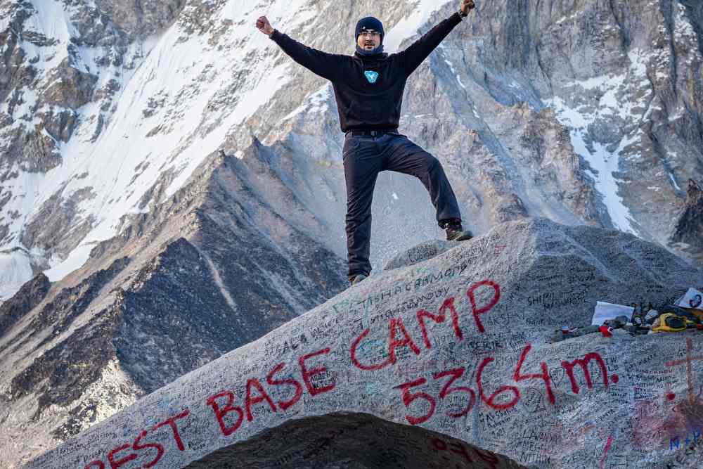 Everest Base Camp, Rocky Mountain, Nepal