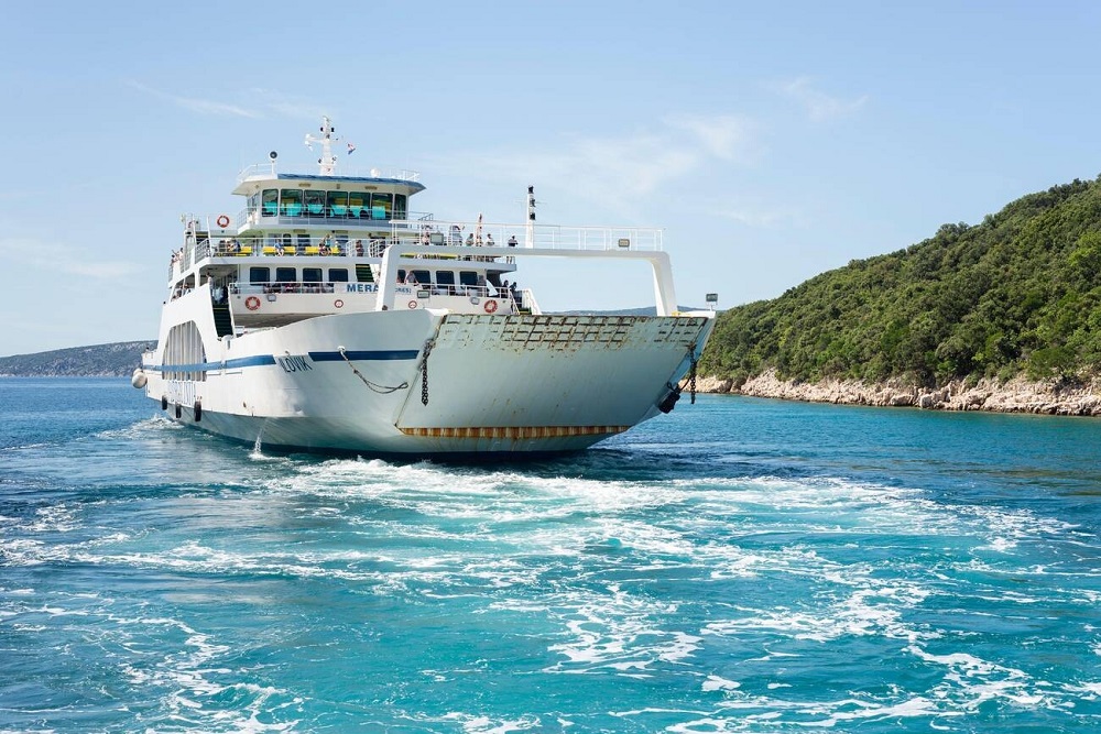 Ferry ride from Split to Valbiska