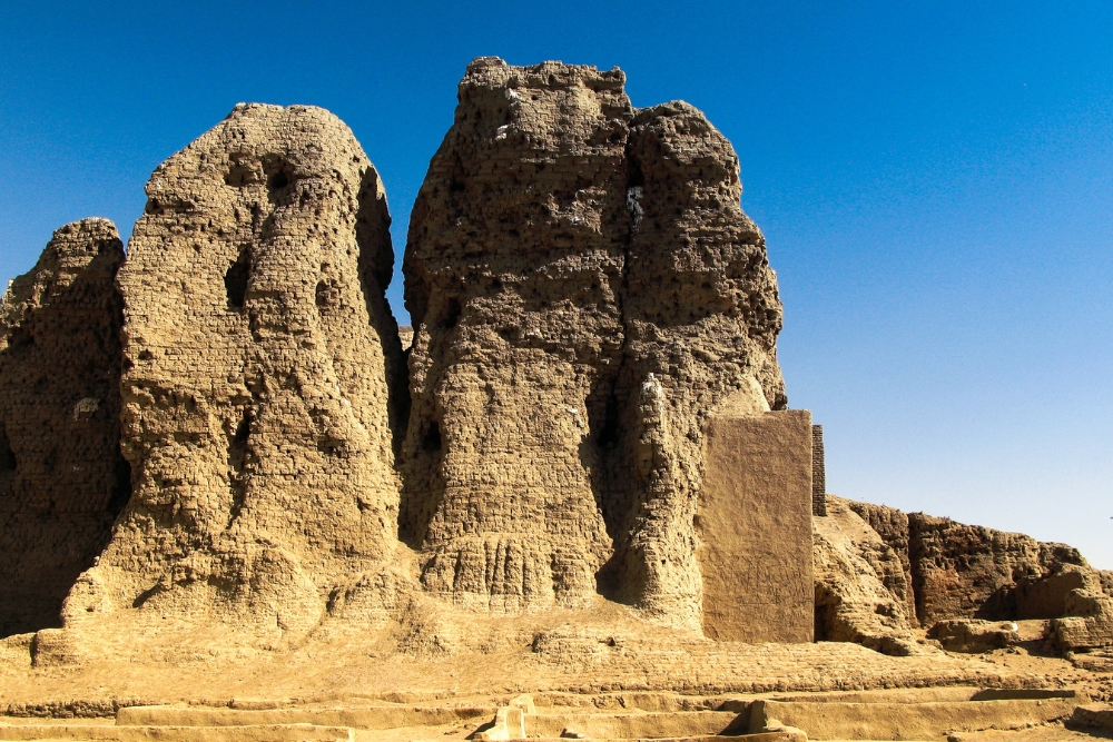 Deffufa temple in Kerma Ancient Sites in Sudan