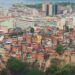 Rio de Janeiro downtown and favela