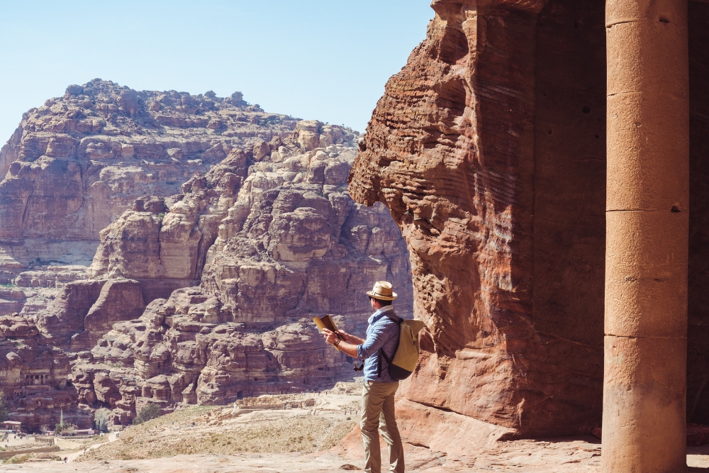 Tourist in Jordan