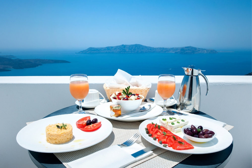 Santorini food