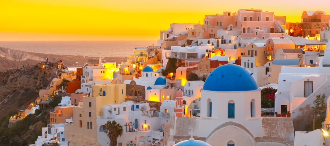 Sunset in Oia