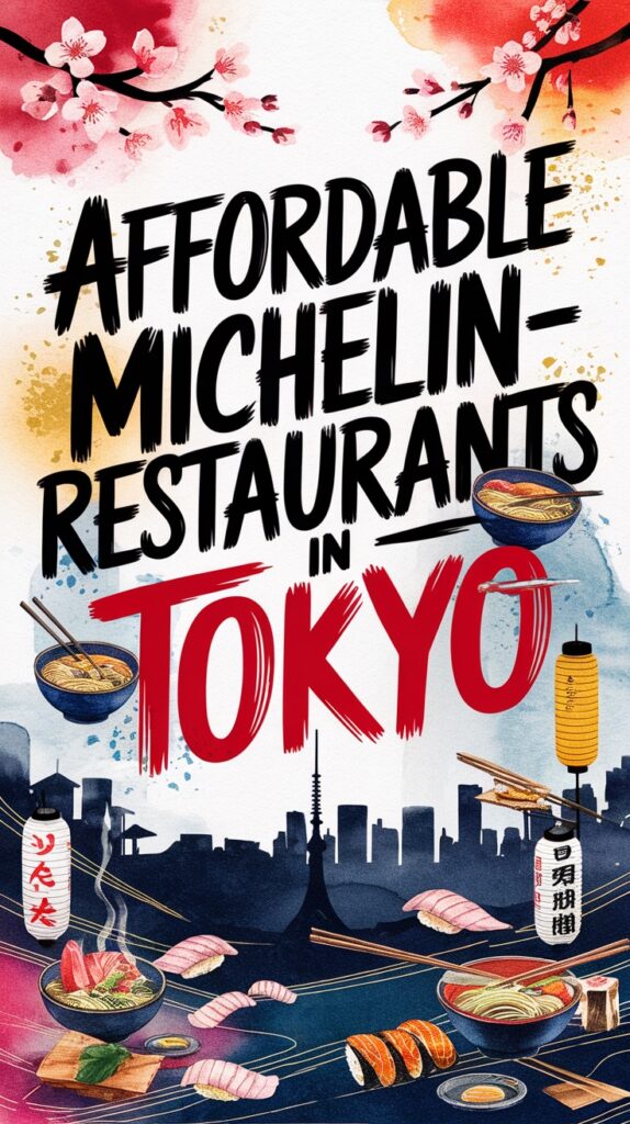 Affordable MichelinStarred Restaurants in Tokyo 