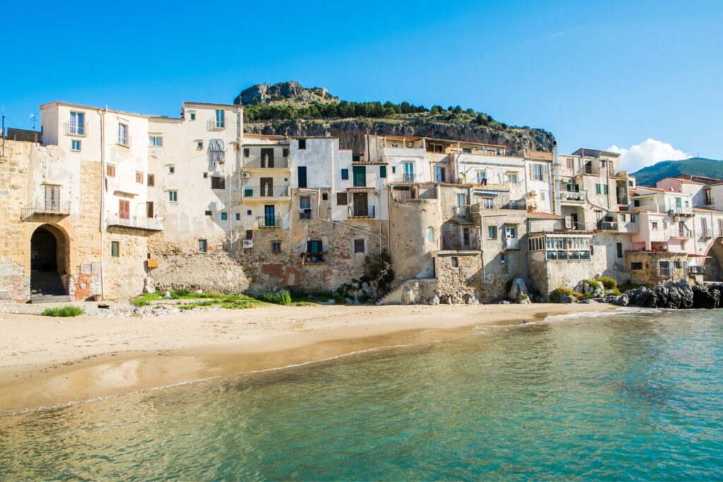 Cefalu beach