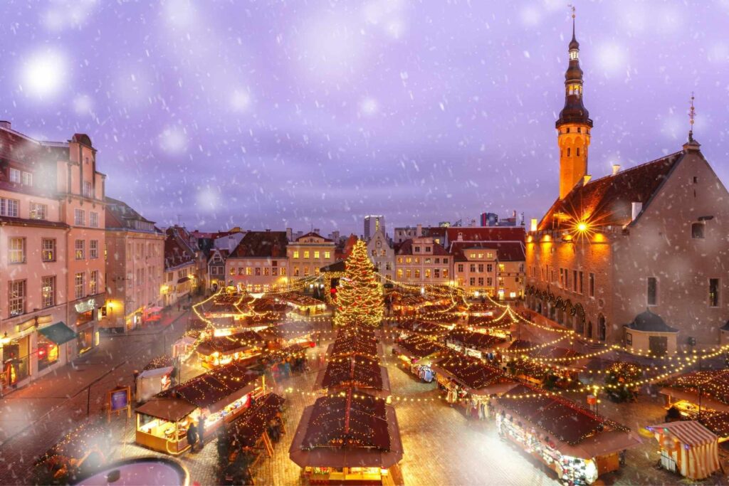 Christmas market in Tallinn