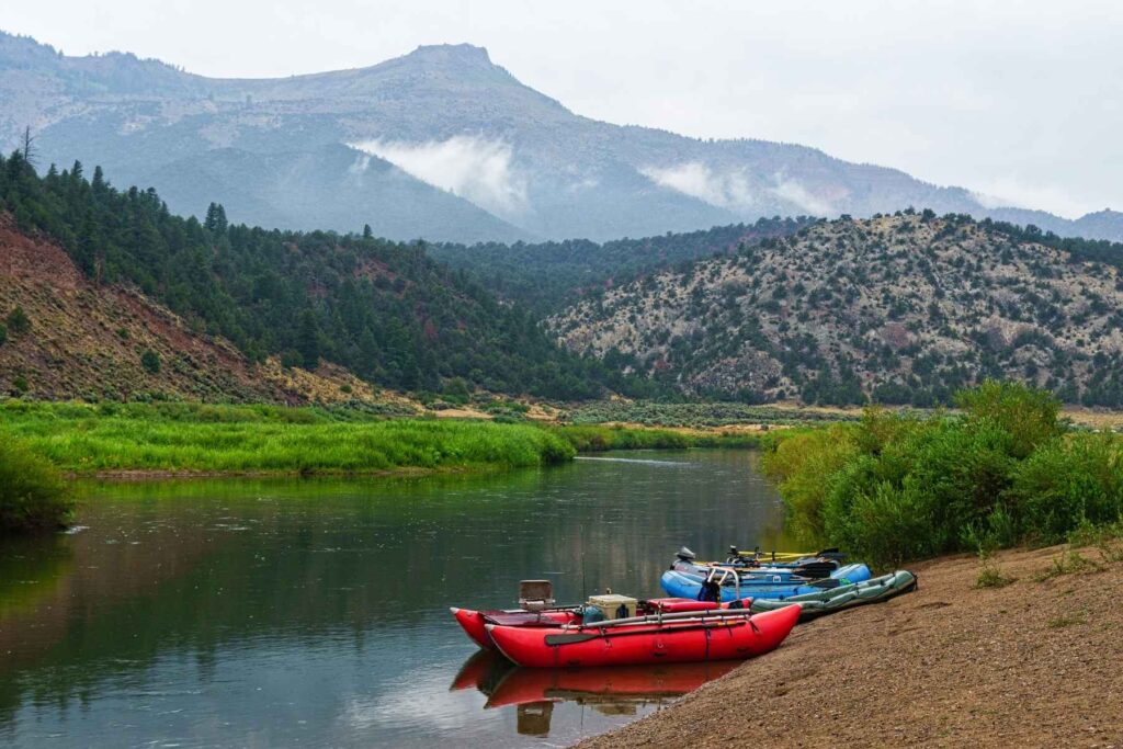 Rafting Along the Colorado River