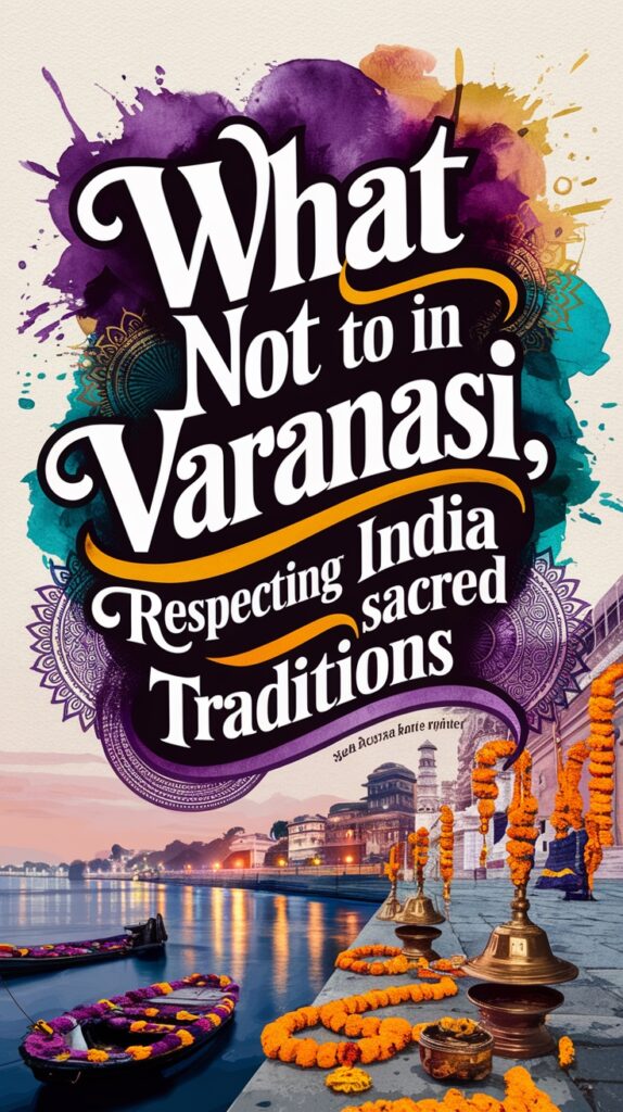 What Not to Do in Varanasi India Respecting Sacred Traditions 0001